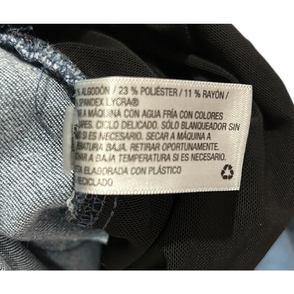 Ava & Viv Distressed Tapered Leg Jeans Size 20W Medium Blue VGC - Picture 5 of 6